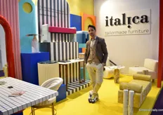 Michele Tamma owns Italica with his wife Emmanuelle Tamma. The couple are both interior designers. ‘We wanted unique pieces for clients, so we created this capsule collection. Each piece is handmade.’